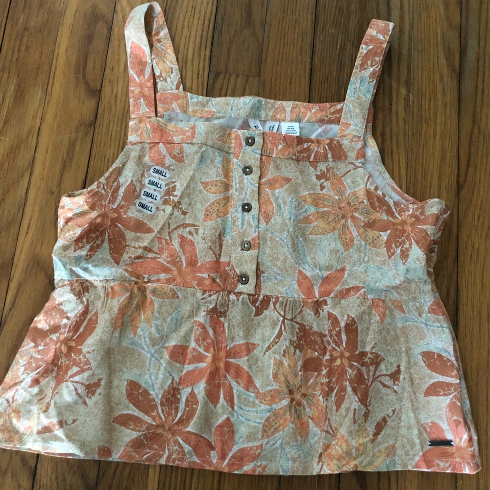 Roxy floral peplum top